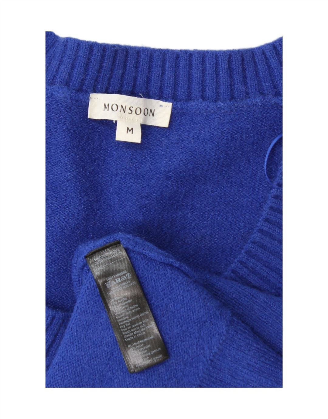 Monsoon Damen Tanktop UK 14 Mittelblaues Acryl