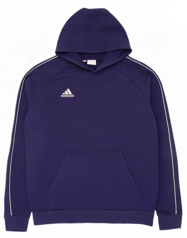 Adidas Herren Kapuzenpullover, groß, marineblau, Baumwolle