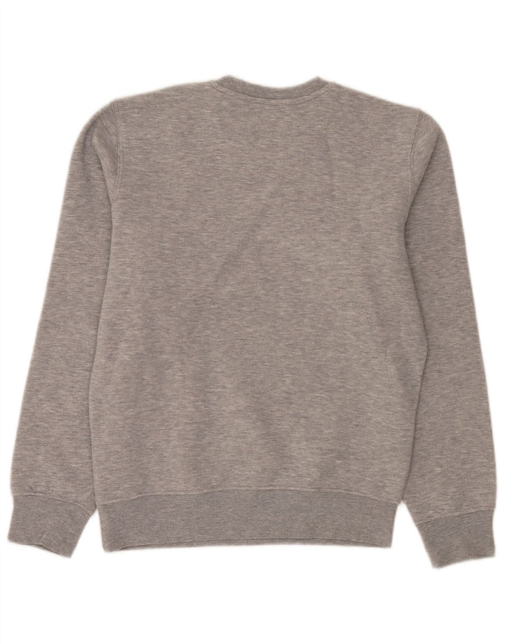 Rifle Herren-Sweatshirt mit Grafik, klein, grau meliert, Baumwolle