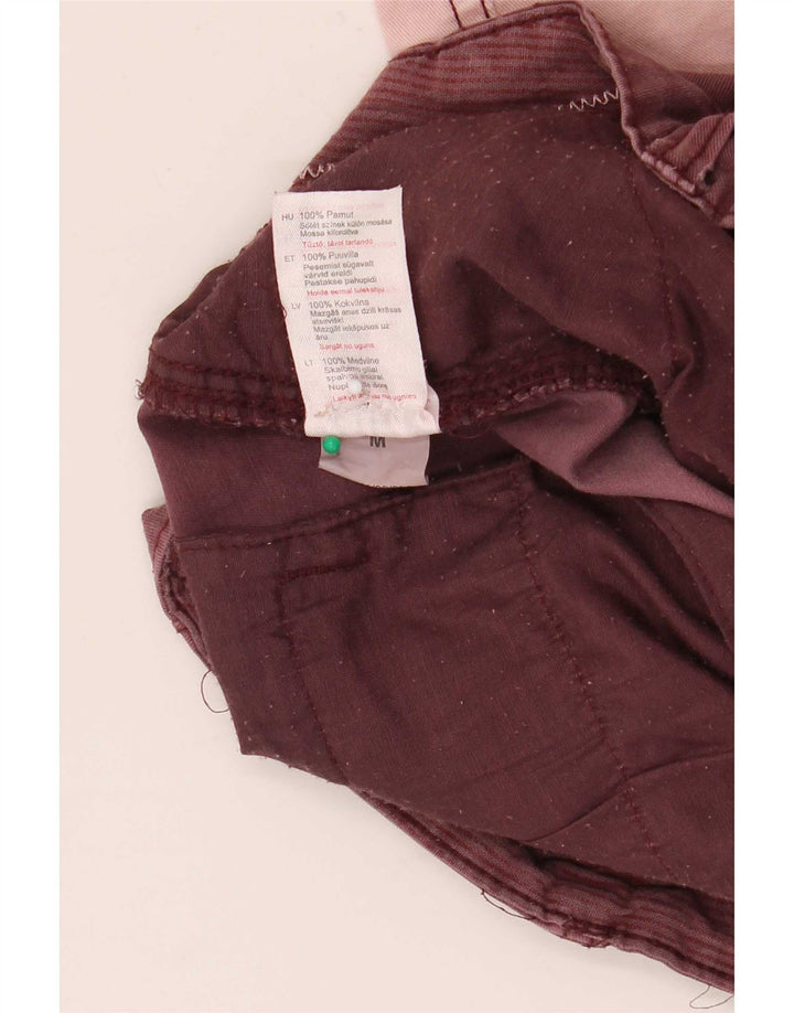 Pierre Cardin Herren Chinoshorts Medium W32 Braune Colourblock-Baumwolle