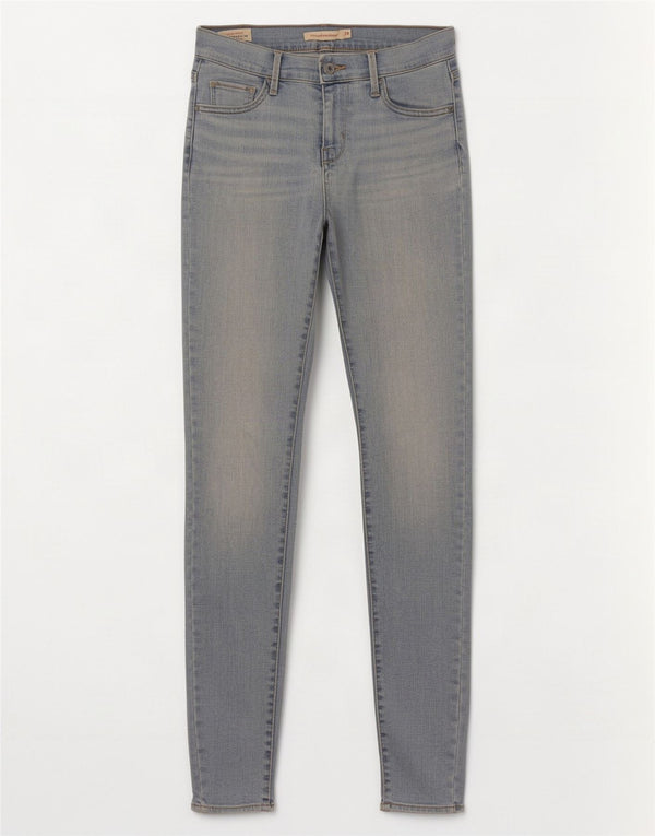 Levi's Damen 710 Super Skinny Jeans W26 L32 Blaue Baumwolle