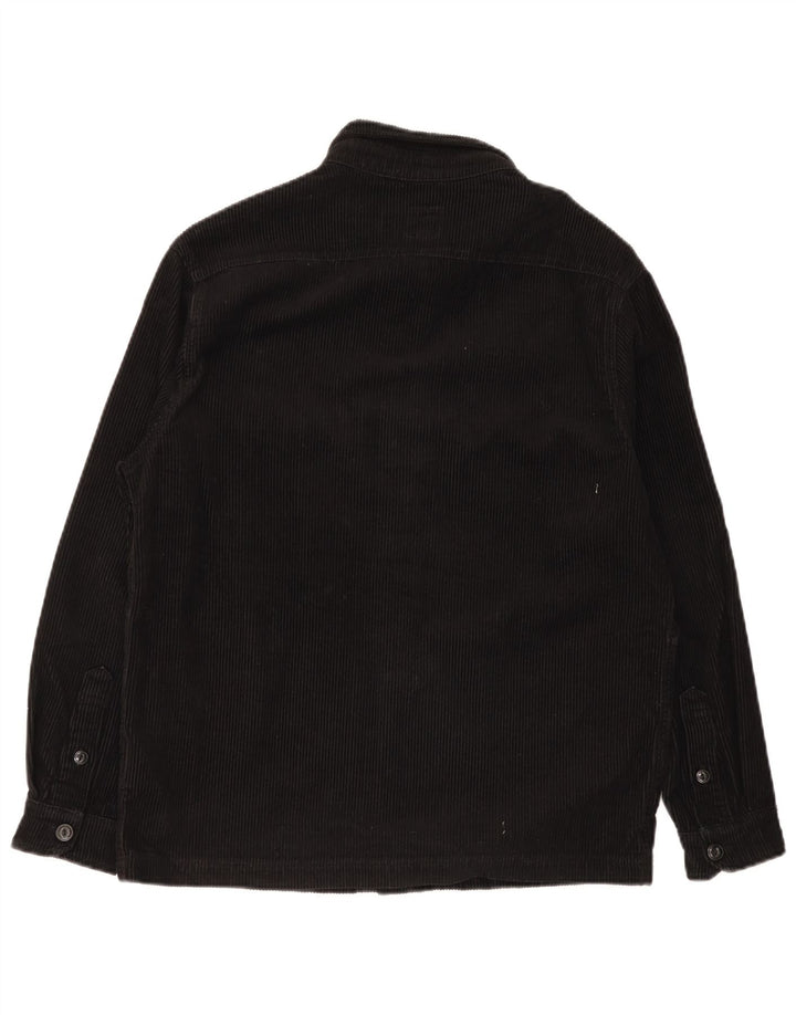 Lee Herren Cordjacke UK 36 Small Schwarz Baumwolle
