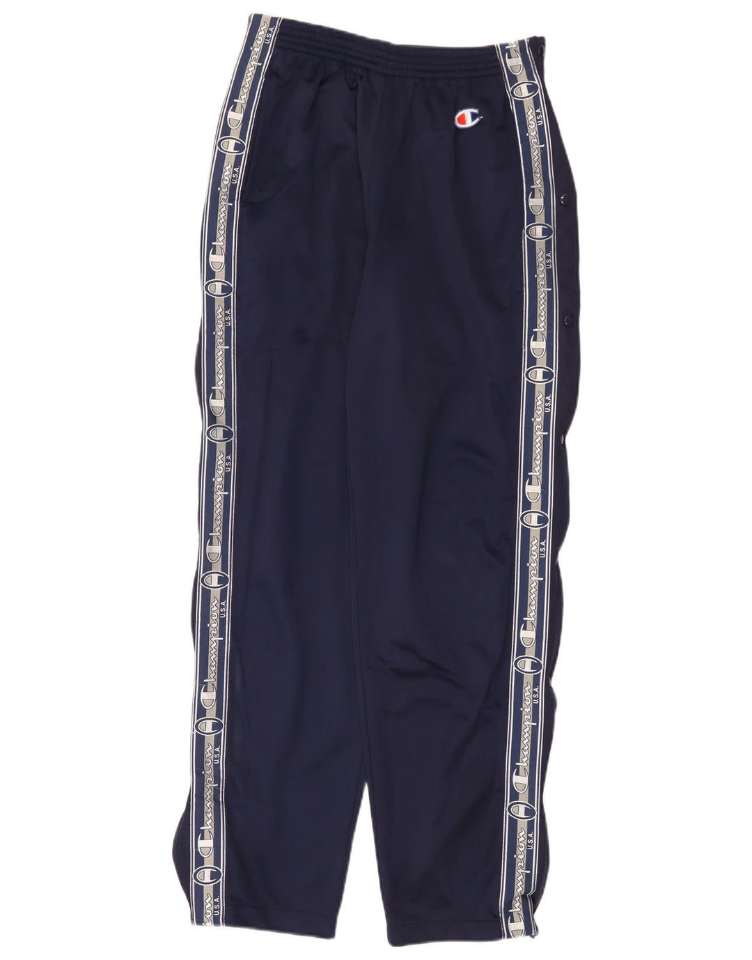 Champion Damen-Trainingshose mit Grafik, UK 12, mittleres Marineblau