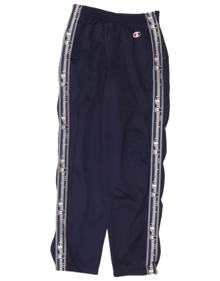 Champion Damen-Trainingshose mit Grafik, UK 12, mittleres Marineblau
