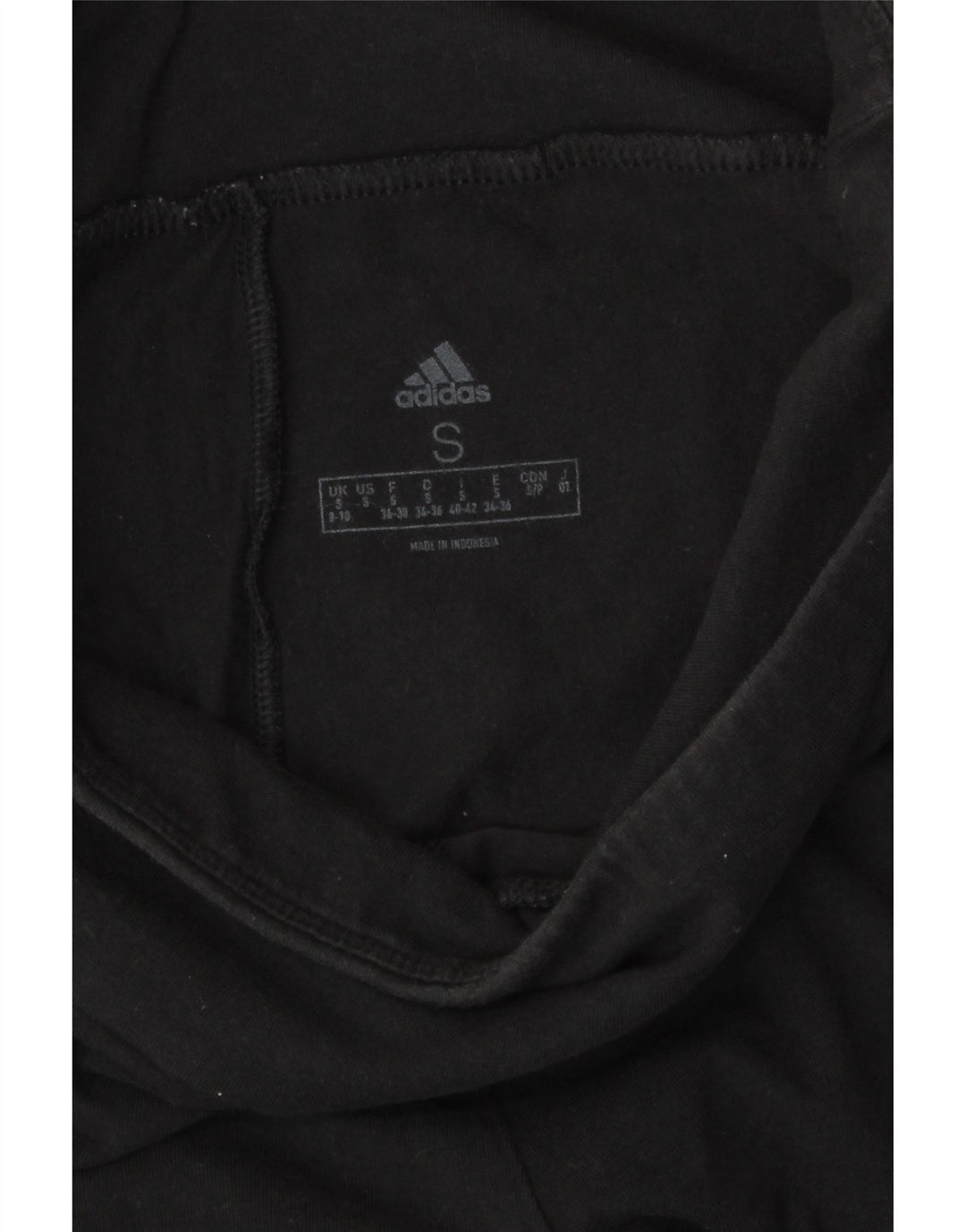 Adidas Damen Graphic Leggings UK 8/10 Small Schwarz Baumwolle