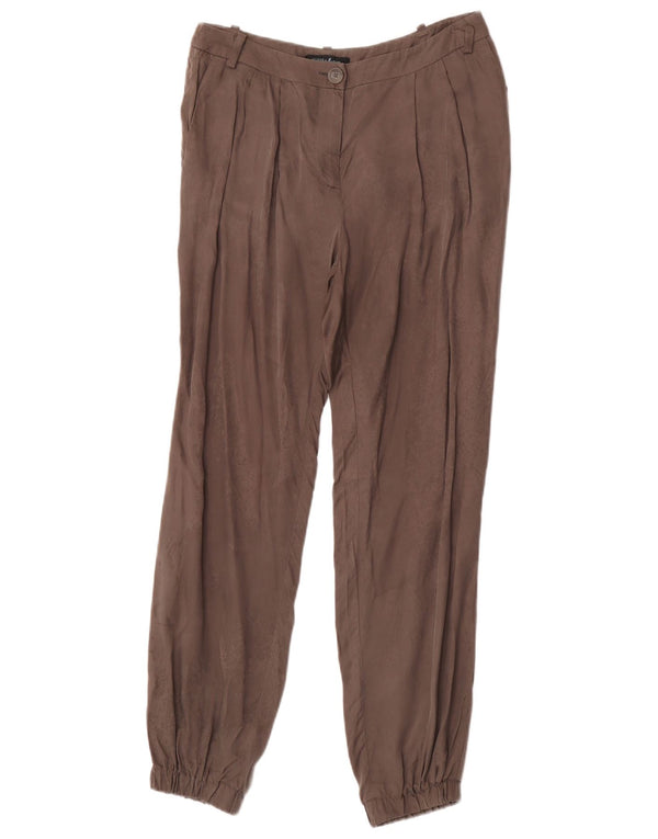 Guess Damen Joggers Freizeithose IT 42 Medium W27 L29 Braun Cupro