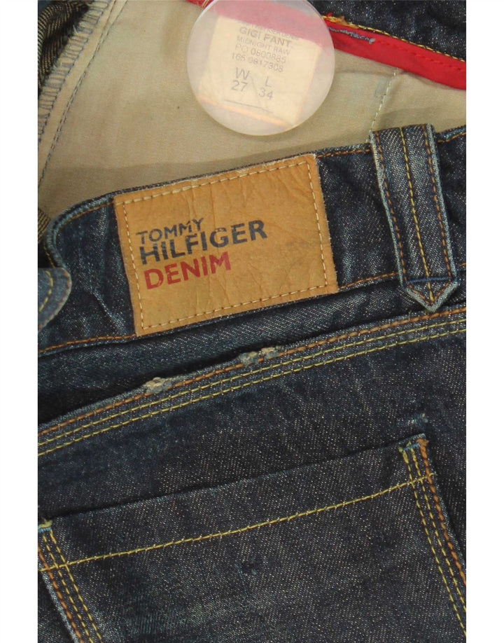 Tommy Hilfiger Damen Straight Jeans W27 L34 Blaue Baumwolle
