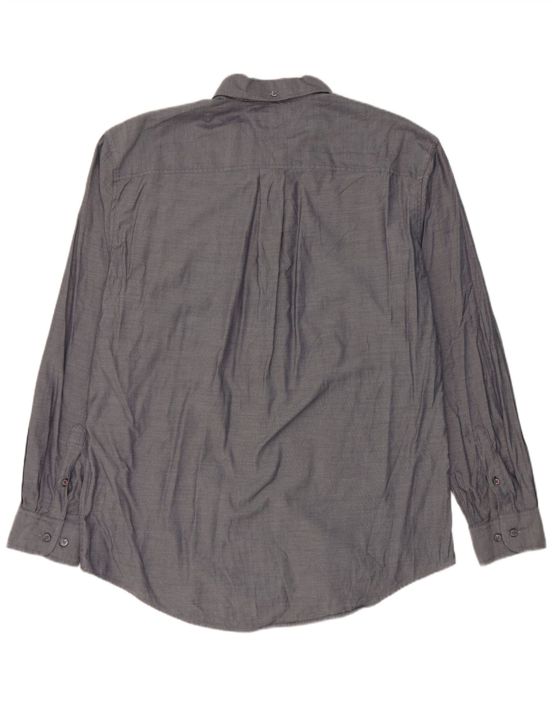 Tommy Hilfiger Herrenhemd XL Marineblau Baumwolle