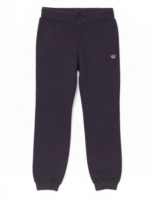 Adidas Damen Trainingshose Jogger UK 10 Small Marineblau Baumwolle