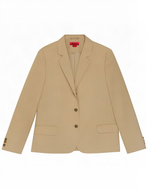 Monsoon Damen 3-Knopf-Blazerjacke UK 18 XL Beige Leinen