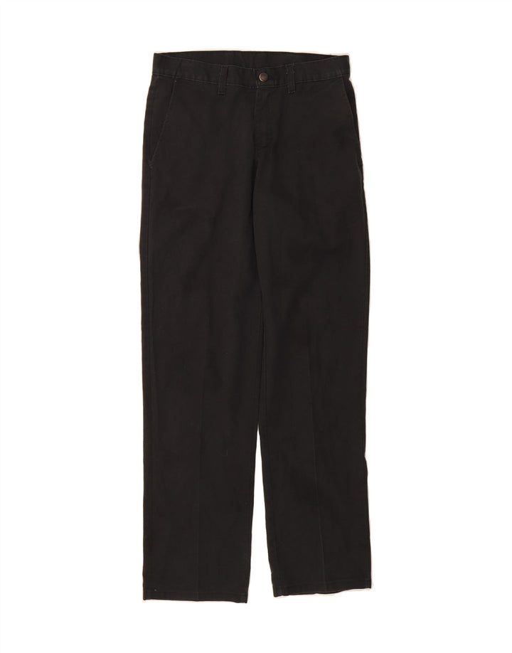 DICKIES Mens Straight Chino Trousers W29 L32 Black Polyester Vintage Dickies and Second-Hand Dickies from Messina Hembry 