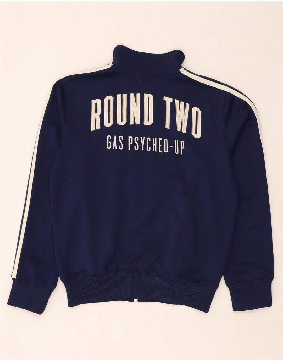 Gas Mens Graphic Trainingsanzug Top Jacke XL Marineblau Polyester