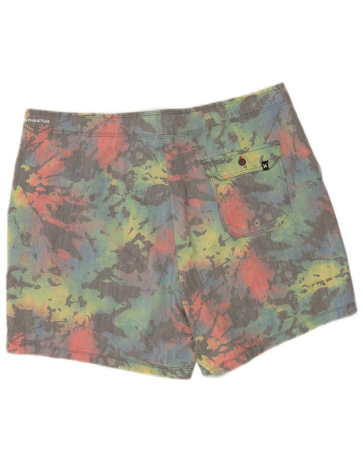 Hurley Herren Phantom Badeshorts, groß, mehrfarbig, Batik-Baumwolle