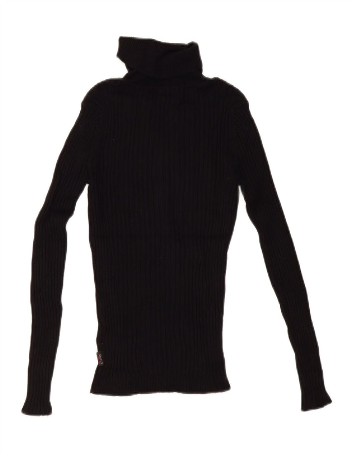 Musto Damen-Pullover mit Rollkragen, UK 12, mittlere schwarze Viskose