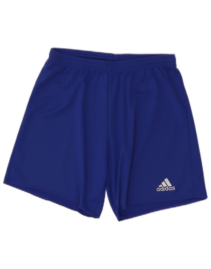 ADIDAS Herren Climalite Sport Shorts Mittelblaues Polyester