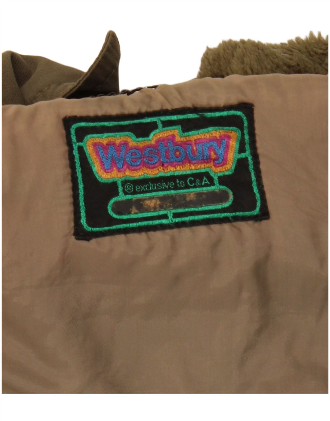 WESTBURY Herren-Sherpa-Parka mit Kapuze, EU 48, mittleres Khaki-Acryl