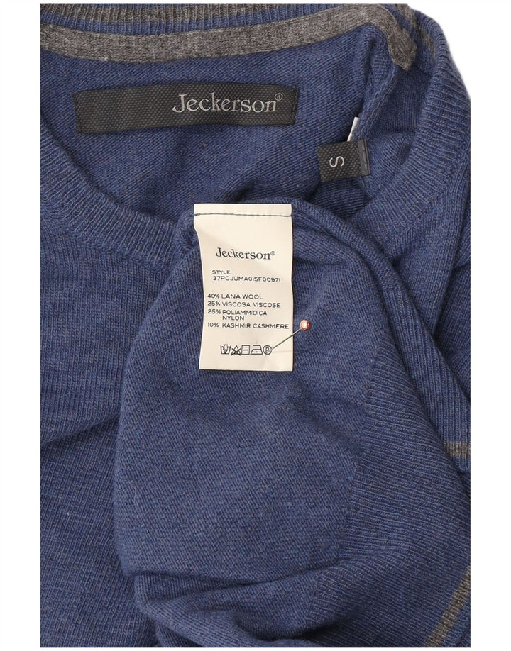 JECKERSON Herren-Pullover mit Rundhalsausschnitt, Größe S, Blau