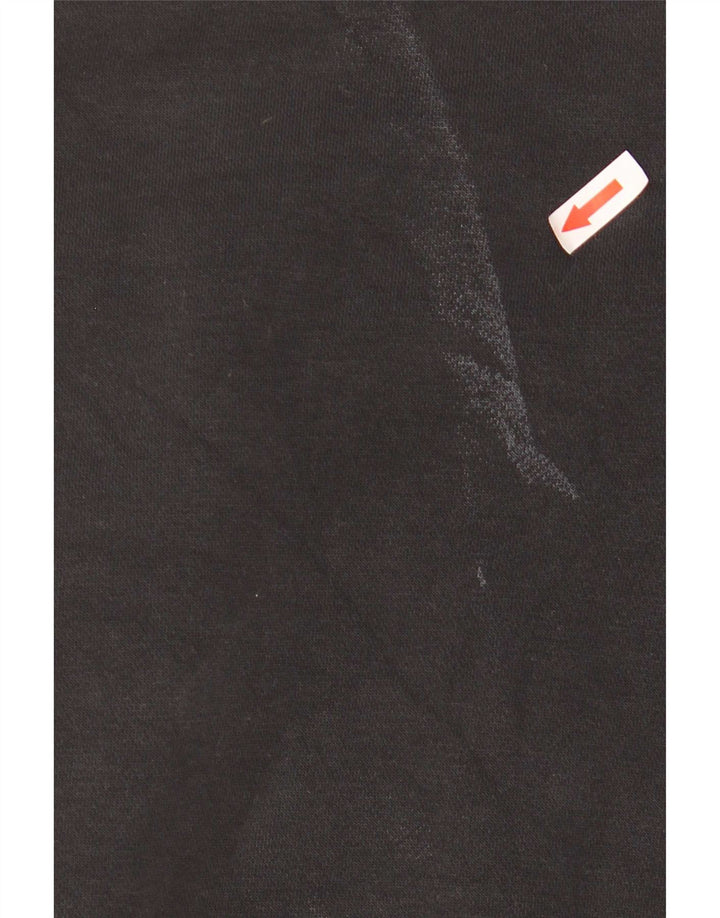Nike Herren-Kapuzenpullover mit Reißverschluss, Größe S, schwarze Baumwolle
