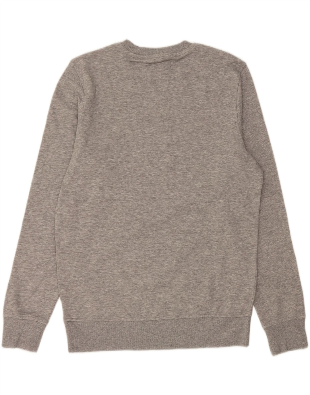 JACK & JONES Herren-Sweatshirt mit Grafik, mittelgrau gesprenkelte Baumwolle