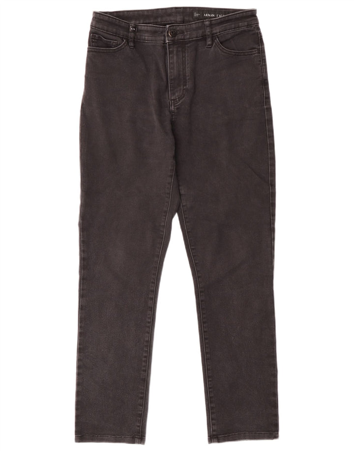 Armani Jeans Damen Slim Jeans W30 L28 Schwarze Baumwolle