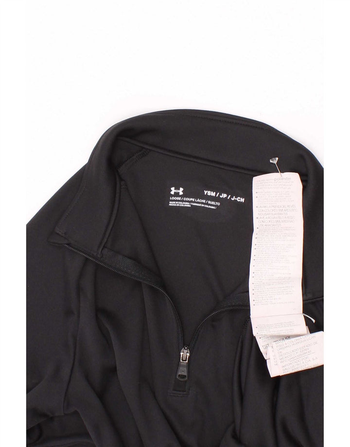 Under Armour Jungen-Trainingsanzug mit grafischem Pullover, 7–8 Jahre, Größe S, Schwarz