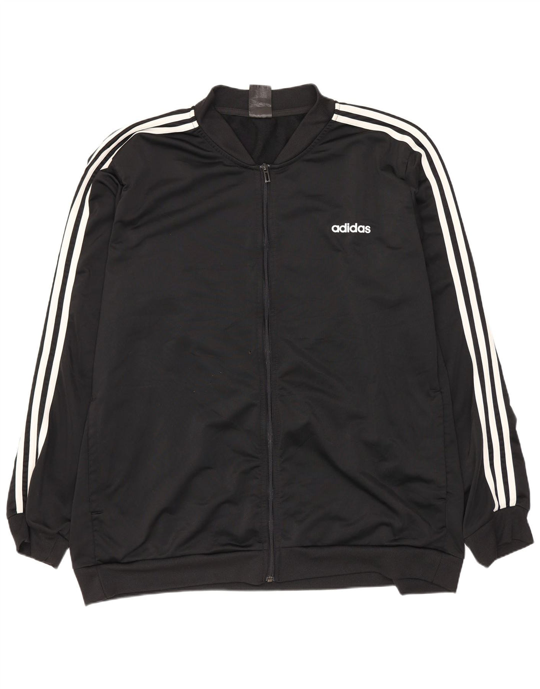 Adidas Herren-Trainingsanzug, 2XL, schwarzes Polyester