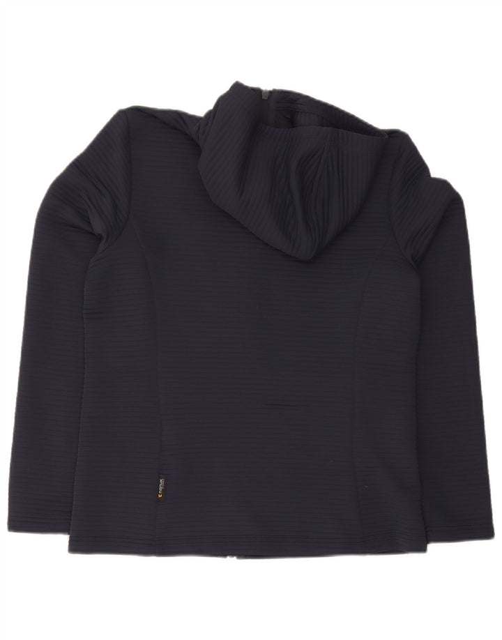 Jack Wolfskin Damen-Trainingsanzug mit Kapuze, Top-Jacke, UK 10/12, mittleres Marineblau