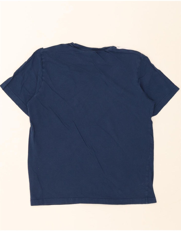 ADIDAS Mens T-Shirt Top Small Navy Blue Cotton Vintage Adidas and Second-Hand Adidas from Messina Hembry 