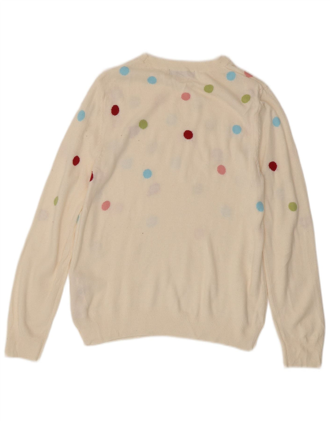 Marks & Spencer Damen-Pullover mit U-Boot-Ausschnitt, Gr. 10, Größe S, gebrochenes Weiß
