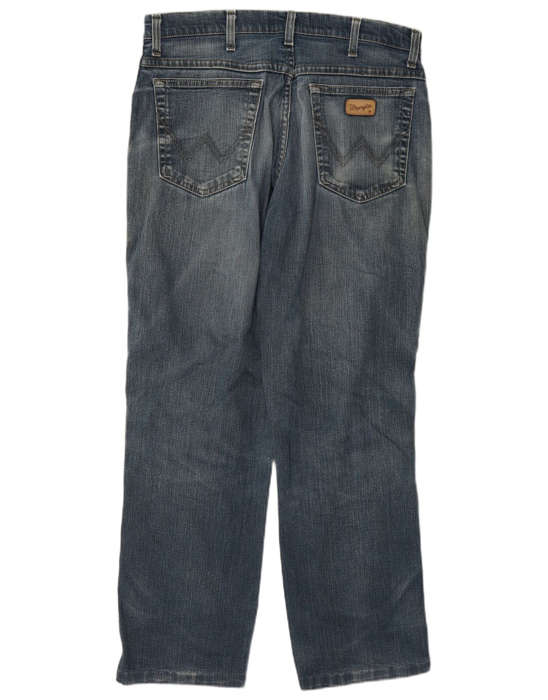 Wrangler Herren Texas Stretch Straight Jeans W33 L30 Blaue Baumwolle