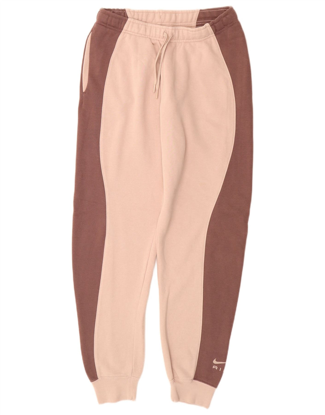 NIKE Damen-Trainingshose, Jogginghose, UK 12, Mittelrosa, Farbblock