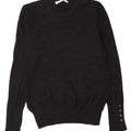 Zara Damen-Pullover mit Rundhalsausschnitt, Gr. 14, Schwarz