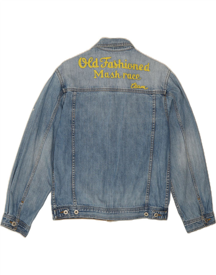 MASH Boys Denim Jacket 13-14 Years Blue Cotton Vintage Mash and Second-Hand Mash from Messina Hembry 