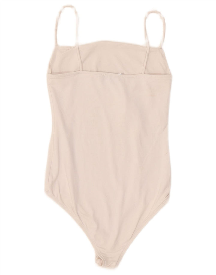 Ärmelloser Damen-Body von Zara, Größe S, Größe S, Weiß, Polyamid
