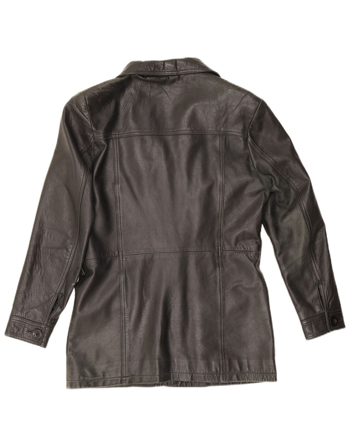 Matinee Damen Lederjacke UK 14 Medium Schwarz