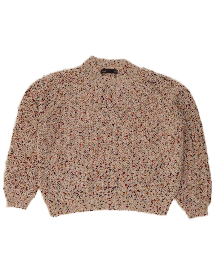 Marks & Spencer Damen-Pullover mit Rollkragen, Gr. 14, mittelgroß, mehrfarbig