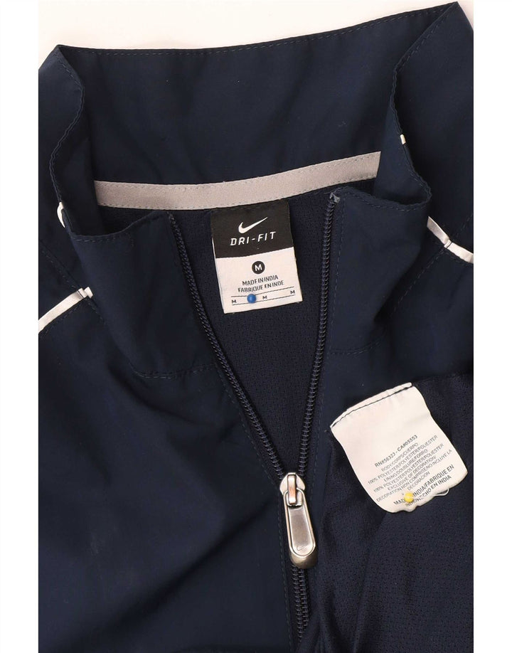 Nike Herren Dri Fit Trainingsanzug Top Jacke Medium Marineblau Polyester