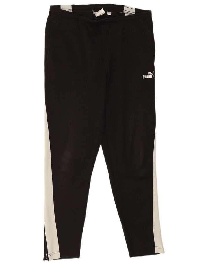 Puma Herren-Trainingshose, Mittelschwarz, Farbblock