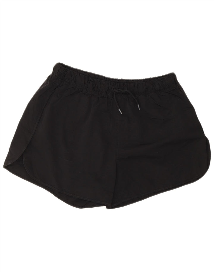 DICKIES Damen Sportshorts UK 16 Large Schwarz Polyamid