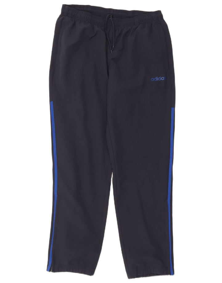 Adidas Herren-Trainingshose, Jogginghose, groß, marineblau, Polyester