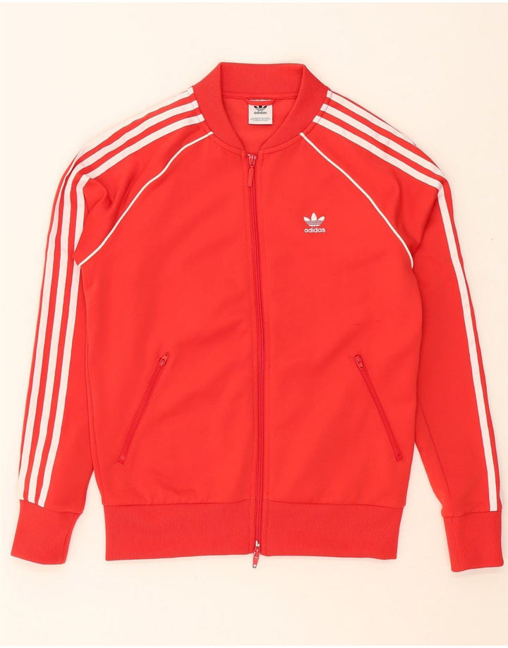 ADIDAS Herren-Trainingsanzug-Top-Jacke, kleine rote Baumwolle