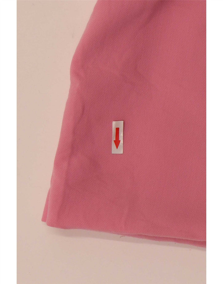 Zara Damen-Shorts mit hoher Taille, mittelgroß, W28, rosa, Polyester
