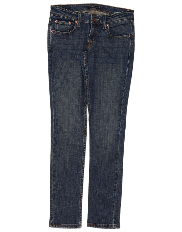 LEVI'S Damen 524 Too Superlow Skinny Jeans US 5 Small W29 L32 Blaue Baumwolle