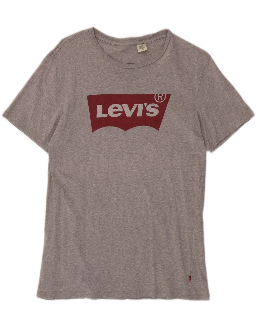 LEVI'S Mens Graphic T-Shirt Top Small Grey Vintage Levi's and Second-Hand Levi's from Messina Hembry 