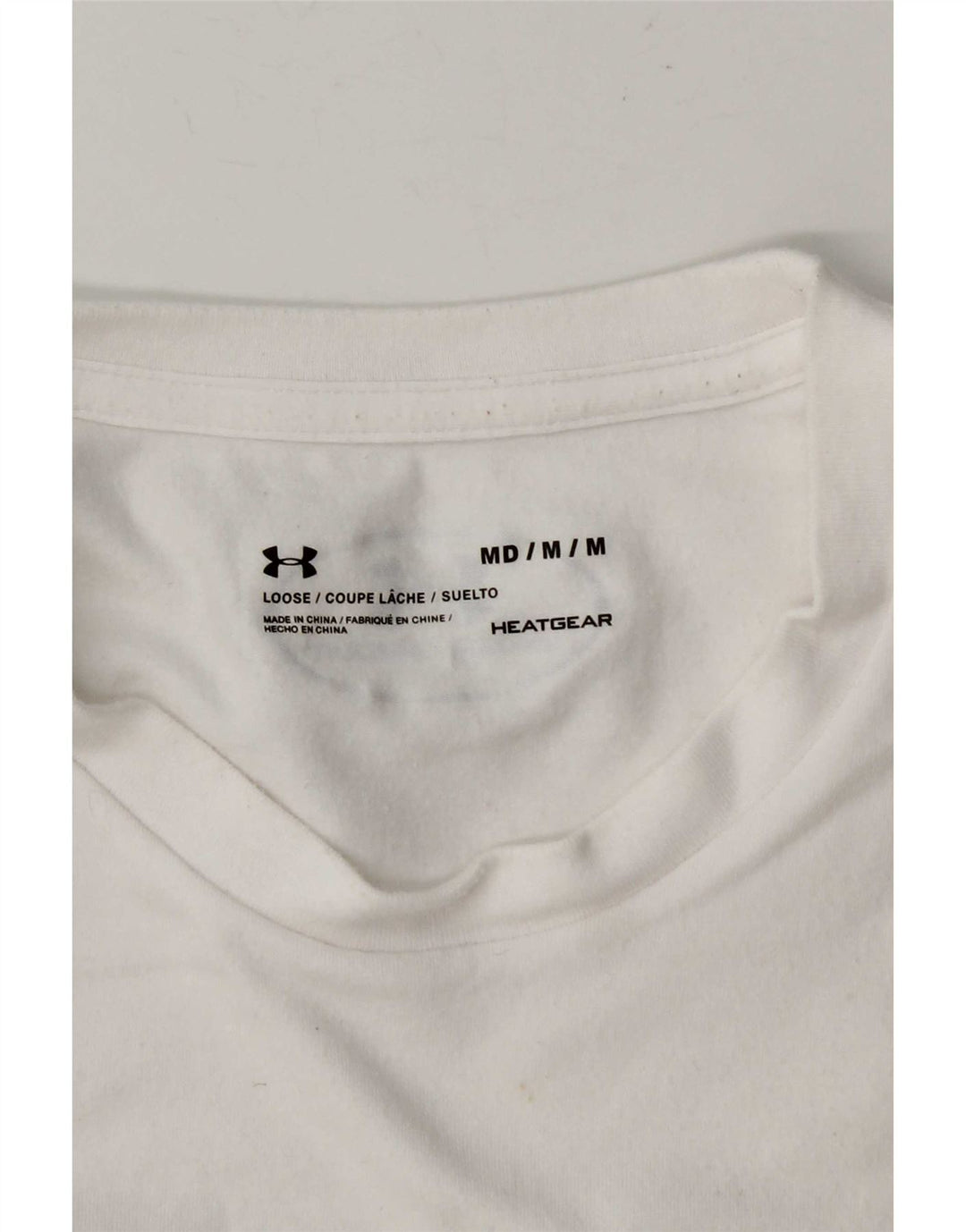 Under Armour Herren Heat Gear Graphic T-Shirt Top Mittelweiß