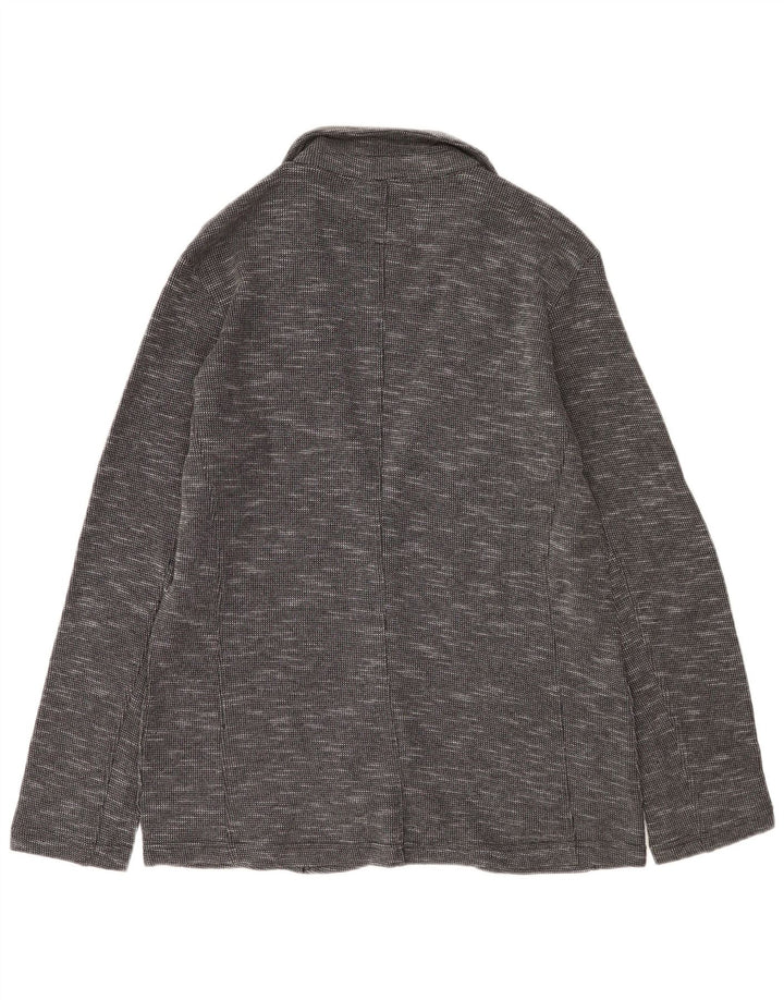 Carrera Herren-Blazer mit 2 Knöpfen, UK 38, mittelgrau gefleckte Baumwolle