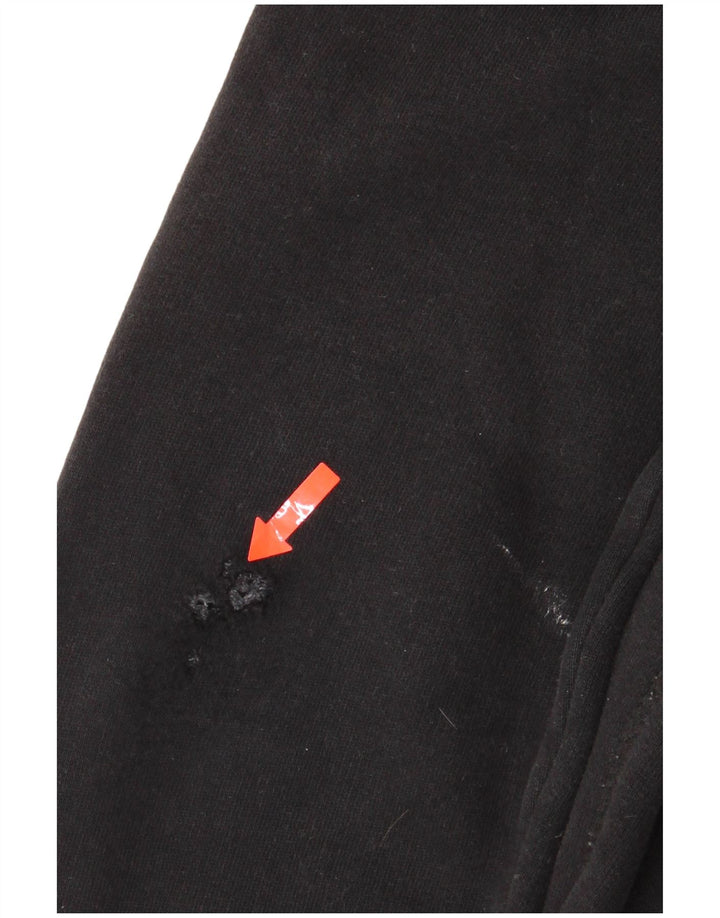 Superdry Herren-Kapuzenpullover mit Grafik, mittelschwarz, Baumwolle
