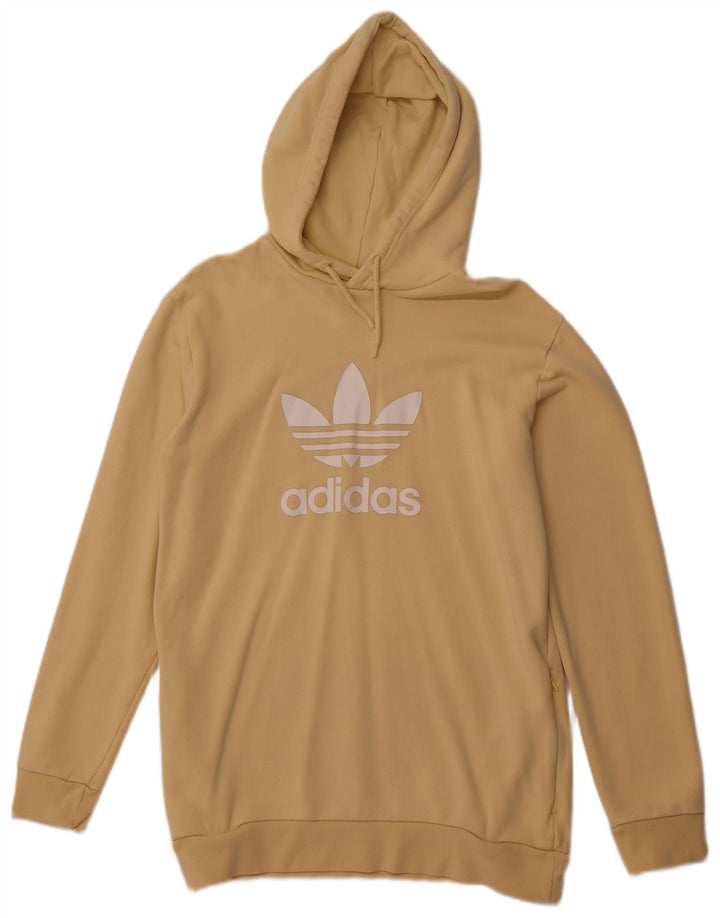 ADIDAS Herren Graphic Hoodie Pullover mittelgelbe Baumwolle