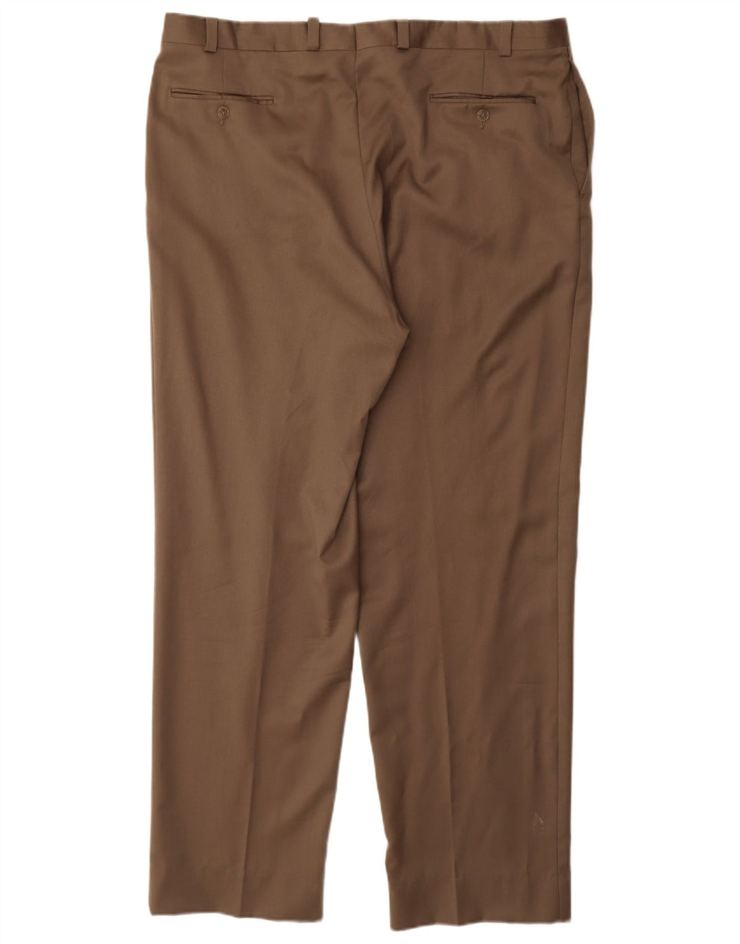 Calvin Klein Herren gerade Anzughose W40 L32 Beige Wolle