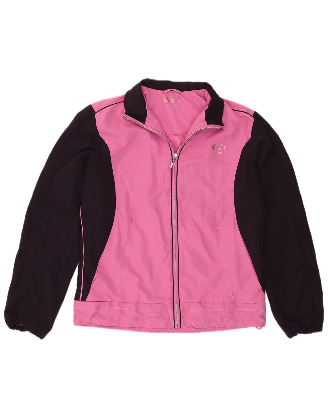 Lotto Damen-Windbreaker-Jacke, UK 14, Mittelrosa, Farbblock-Polyester